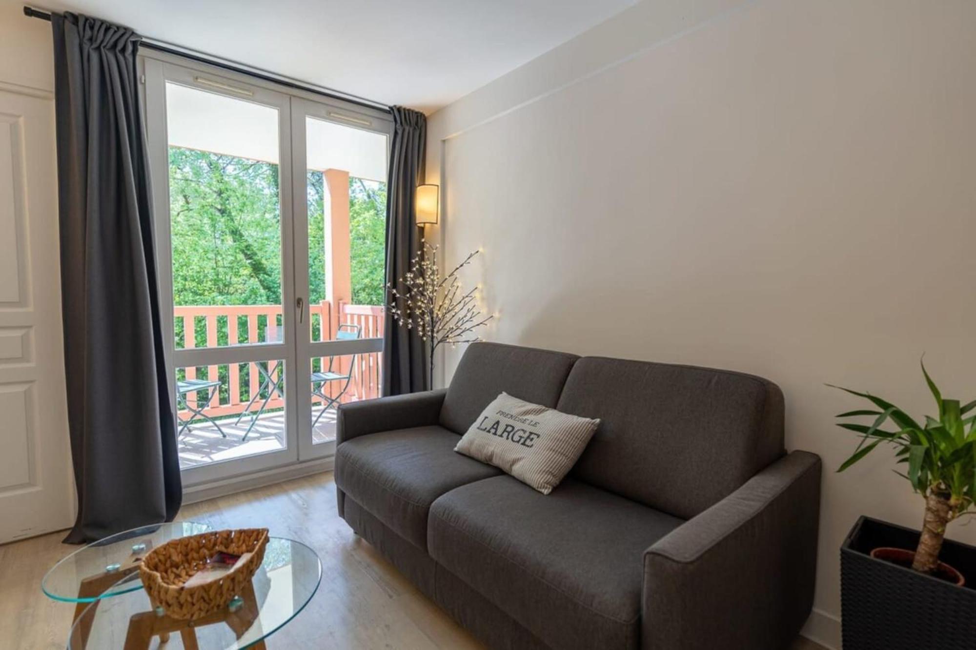 Beautiful Flat With Swimming Pool Tennis Court And Private Car Parking 109 Le Touquet Luaran gambar
